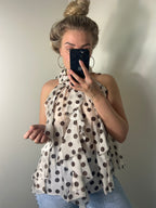 It girl Dots crème - Top