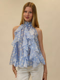 It girl Dots blue - Top