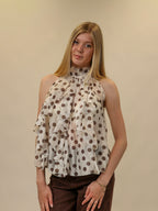 It girl Dots crème - Top