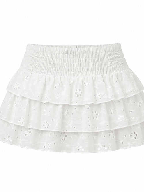 Broderie white - Skort