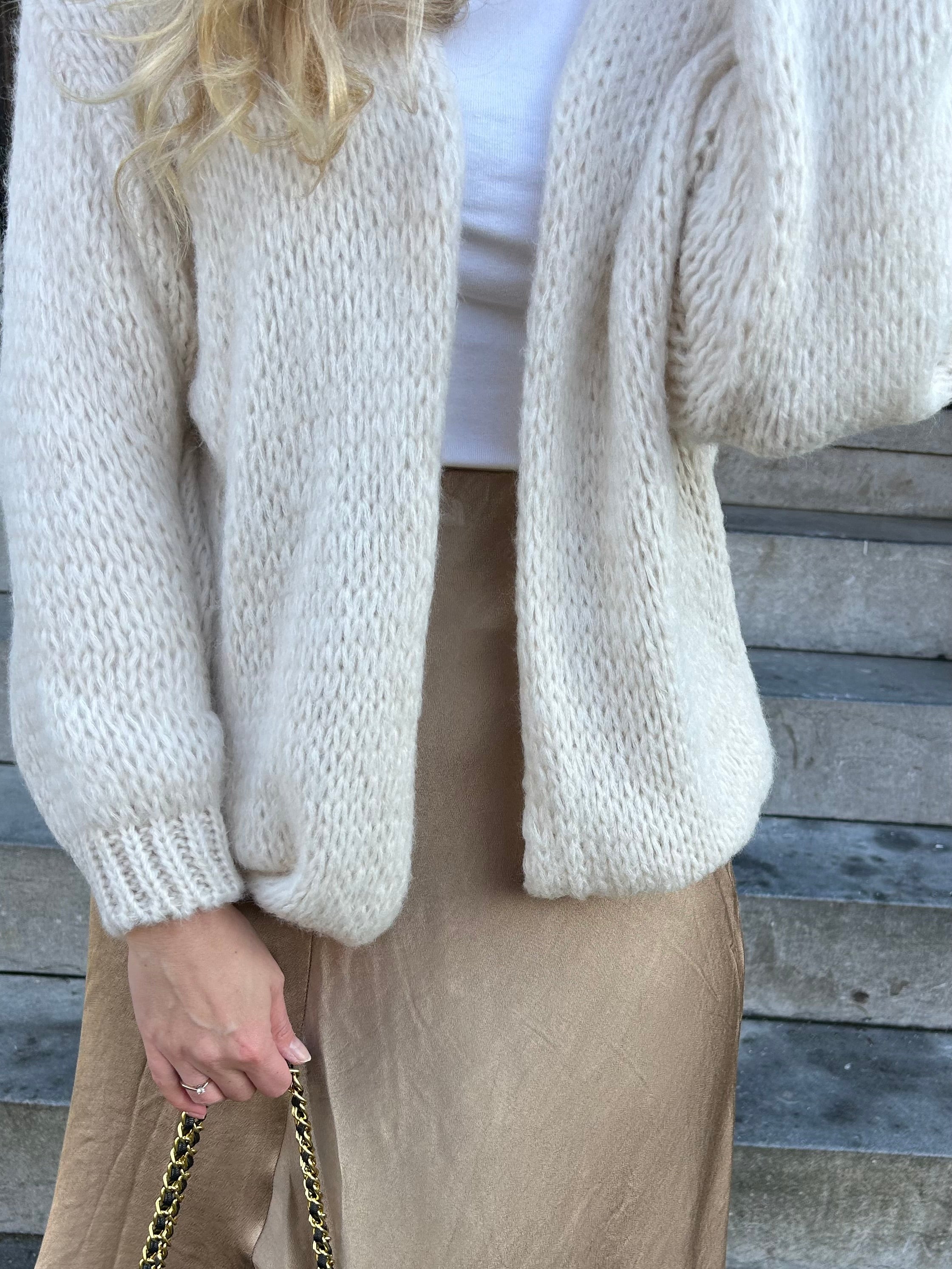 Wollen vest - beige